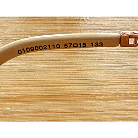 Liz Claiborne Aviator Sunglasses Rose Gold Chain Effect Summer Trendy Beach - Picture 12 of 12